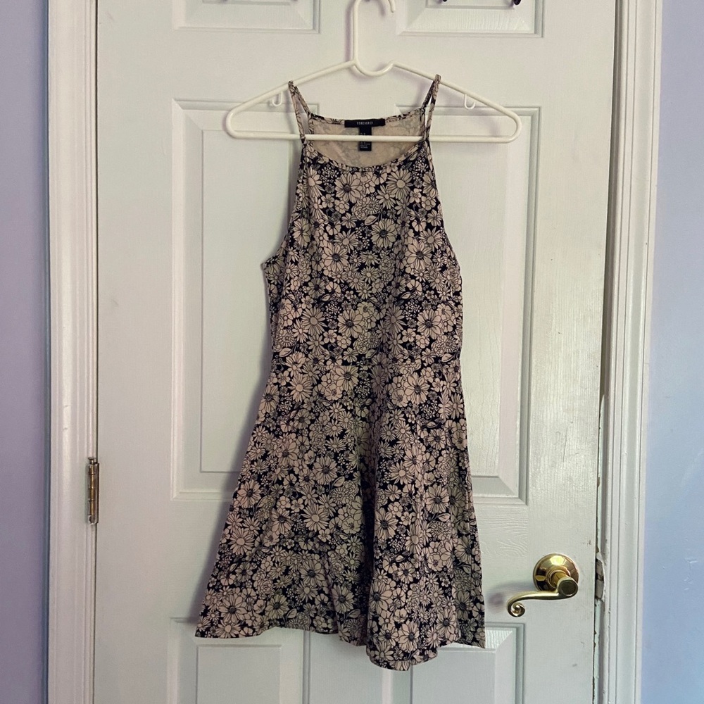 Strappy Floral Mini Dress